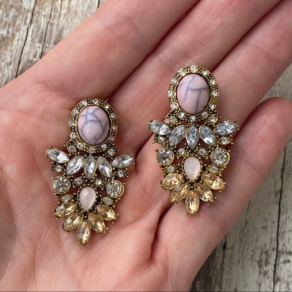 Anthro Ella Teardrop Earrings - Picture 4 of 6